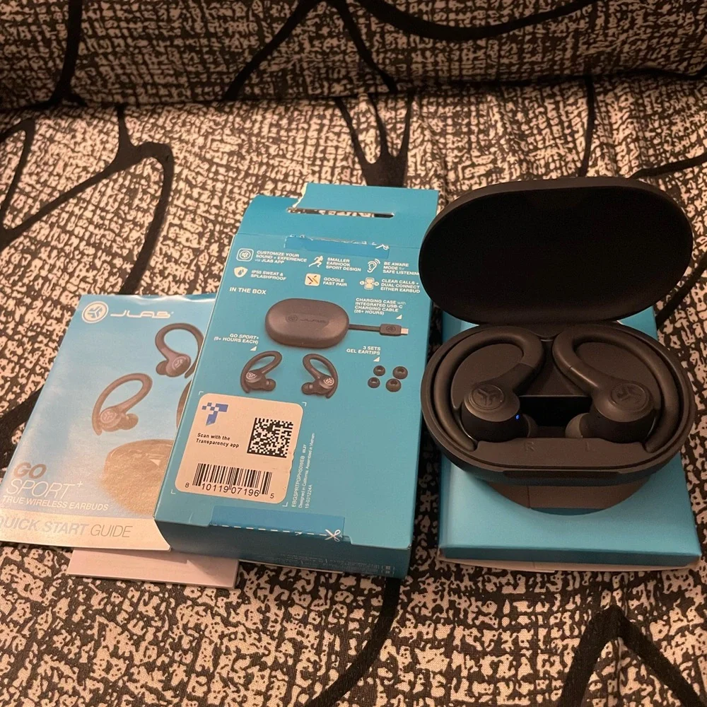 JLab Go Sport True Wireless Earbuds - Graphite